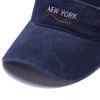 Cross-border American denim adjustable breathable top cap solid color outdoor breathable buckle sunshade baseball cap Specification image